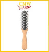 Wooden Nine Row Comb Hairdressing Comb
