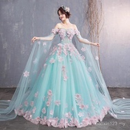 Mint Green Quinceanera Lace Ball Gown with Cape - Perfect for 15th Birthday Parties | P62E