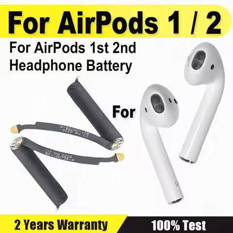 100% New 25mAh XDOU Battery For Airpods 1st 2nd A1604 A1523 A1722 A2032 A2031 For AirPods 1 2 Headph