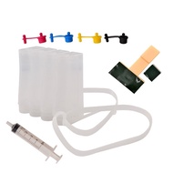 ✧ DIY CISS kit with cover ecotank system 4colors for"canon/HP printer