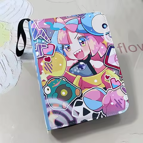 60pcs Pokemon Lono Card Sleeves Laser Shine Pink Cute Anime Girl Ptcg Trading Cards Protective Case 