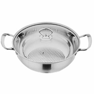 Steamer Pot Stainless Steel (32cm x 9.5cm) Periuk Steam Cooking Double Boil Steaming