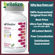 (Exp: Nov 2026) Vitalize (New Vitalea) 25 Multivitamins & Multiminerals [100% ORIGINAL SHAKLEE & LAT