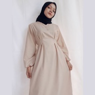 Eid Satin Dress LONG DRESS KOREAN DRESS KOREAN MUSLIM MAXI DRESS KOREAN STYLE DRESS CHEAP KOREAN DRE