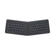 B.O.W | B.O.W HB188S-Y คีย์บอร์ด Bluetooth ไร้สายแบบพับได้ ขนาดกะทัดรัดและพกพาได้ เหมาะสําหรับใช้ในส