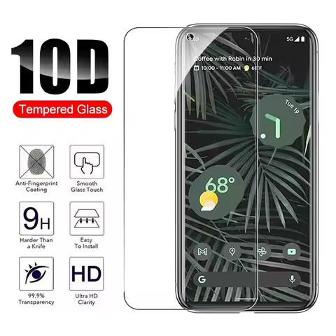 Safety Protective Glass For Google Pixel 3 5 3A 6 Full Cover Screen Protector For Pixel 6A 7 4 XL 4A