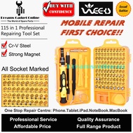 WEEKS Professional CR-V 115 in 1 Strong Magnetic Screw Driver Tool Set for Mobile Phone iPad Tablet 