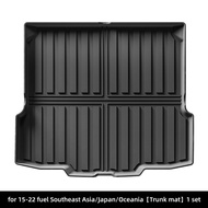 พรมใต้กระโปรงแบบกันน้ำสำหรับรถยนต์ Mazda Demio Mazda2 ที่ปรับแต่งได้ 3D ขอบขอบ พื้นรถยนต์ แผ่นรองใต้