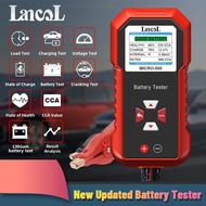 Lancol Micro 500 12/24V Car Moto Battery Tester 40 to 3000CCA Cranking Charging Motorcycle Battery C