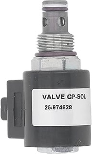 Solenoid Valve 25 974628 6401312, Replacement for 3CX 4CX 4C 4C444 3CX444 4DX 3CX4M, Alloy Steel Hyd