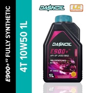 DASHOIL ESTER+ E900+ V2 4T 1L 10W50 FULLY SYNTHETIC MOTORCYCLE ENGINE OIL MINYAK HITAM PELINCIR ENJI