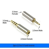 耳機2.5mm 轉3.5mm 音頻轉換器大變小或反向 13元1個包郵