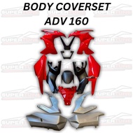 BODY COVERSET HONDA ADV 160 [RED] BODYSET ADV 160 COVERSET ADV160