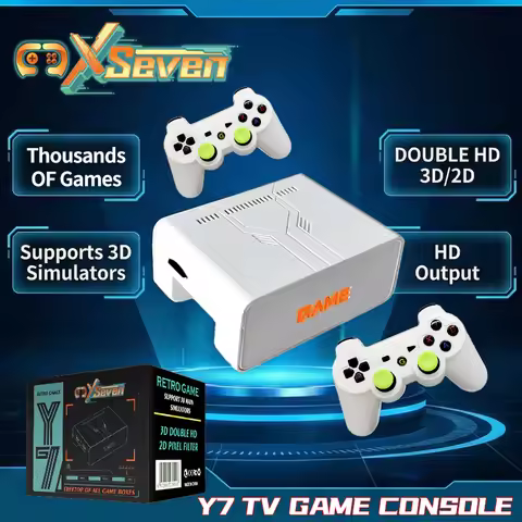Coopreme X7 Y7 Updated Super TV Game Box HD Output Joystick Dual Controller Fighting Home PSP Game C