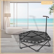 [Tachiuwa] Foldable Trampoline Gift Toy Folding Mini Trampoline for Indoor Workout Kids