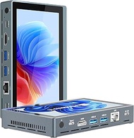 Mini PC Windows 11 Pro, Intel Celeron J4125 (2.7G) 8GB DDR4 256GB eMMC Desktop Computer, Mini Comput