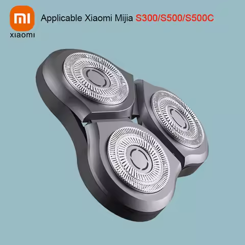 Original Shaver Blade For Xiaomi Mijia Electric Shaver S300 S500 S500C, Waterproof Dual-layer Replac