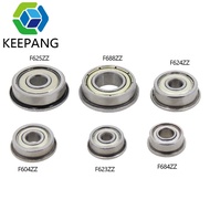 20/10pcs Flange Ball Bearings F608ZZ F624ZZ F623ZZ F604ZZ F625ZZ F684ZZ F688ZZ Deep Groove Pulley Wh