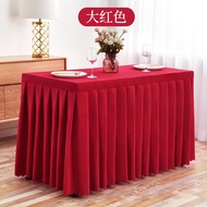 4ft · 5ft · 6ft · Banquet Table Skirt Tablecloth Cover Hotel Meeting Rectangular Folding Table Table