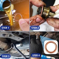 TREA N0138157 Crush Washer Engine Oil Drain Plug Gasket Sealing Washer For Vehicle Engine Oil Leak P