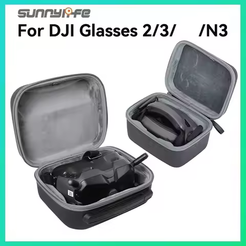 For DJI Sunnylife FPV Goggles 2 3 N3 Storage Bag Suitcase For DJI FPV Flight Glasses Drop Protection