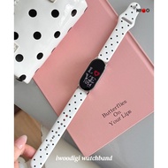 For xiaomi/mi band 10 nfc/Ceramic/mi band 9/mi band 8柔软防汗硅胶女士运动表带
