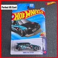 Hot Wheels Honda Civic EG Custom 2026 US Card Hotwheels JDM Honda Civic Type R EG Custom Dolphin Civ