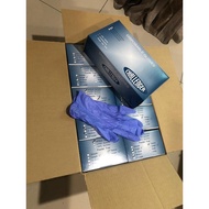 [Ready Stock] 1 Carton x CA Disposable Blue Nutrile Glove (Size M)