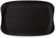 J-kitchens Obon Bon Tray, 12.2 inches (31 cm), Earth Tray, Dark Wood, 12.2 x 8.1 inches (31 x 20.6 c
