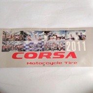Kalender Gantung Langka CORSA 2011 MOTORCYCLE TIRE