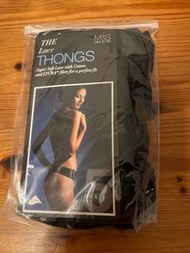 M&amp;S lace thongs UK8 5 pc pack