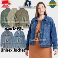 Plus Size Long Sleeve Women Denim Jeans JACKET Plus Size Women Clothing Jaket Sesuai Untuk Perempuan