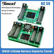 9IMOD 18650 Lithium Battery Capacity Tester Module MAh MWh 1.77'' LCD Battery Power Detector Load Test for 2/4 18650 Batteries