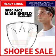 Face Shield | Face Mask | Anti-fog Anti-Oil Splatter Full Face Cover | READY STOCK MALAYSIA