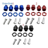 [Shamjina] 4PCS 12mm to 17mm Wheel Hex Hub Adapter Conversion Extension for 1/10 RC Car
