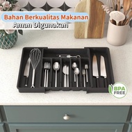 Extendable Drawer Knife Cutlery Organizer Drawer Cutlery Organizer Spoon Rack Kitchen Set Bottom Kit