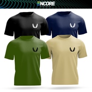 ASRV LOGO PATCH FITNESS UNISEX DRYFIT ANTI-BACTERIAL MICROFIBRE JERSEY TSHIRT