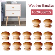 SJIAO Door Knob Wooden 10/20/30PCS Cabinet Cupboard With Screw Hardware Furniture Handles