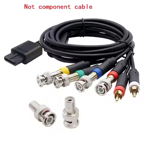 RGB+SyncCable For N64 For Game Cube GC For SFC RCA Composite Cable For Sony PVM BVM NEC XM UPSCALER 
