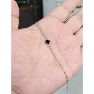 Black vc Gold 10k Genuine Gold Bracelet