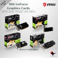 MSI Low Profile GeForce Graphics Card GT710 / GT1030 / GTX1050 Ti / N730