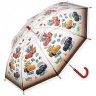 (免運費) 迪士尼 Disney 反斗車王 日版 半透明 兒童 雨傘 小童 長遮 彎手柄 長傘 戶外 便攜 防風 45cm Cars 麥坤 2022年款