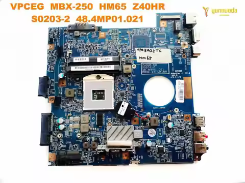 Original for SONY MBX-250 laptop motherboard VPCEG MBX-250 HM65 Z40HR S0203-2 48.4MP01.021 tested go