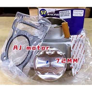YAMAHA LC135 Y15ZR FZ150 72MM SUM RACING BLOCK CERAMIC FJN PISTON DOME Y15 LC FZ SCK UMA IKK TOKAHI 