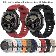 Silicone Sport band for Huami Amazfit T-Rex Ultra Smart Watch Replacement Bracelet Strap for Amazfit T-Rex Ultra Correa