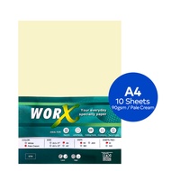 Worx Paper A4 90gsm Pale Cream 10s