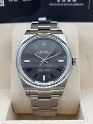 二手 USED  ROLEX 勞力士 OYSTER PERPETUAL 114300 灰色 2019年7月 全套 FULL SET