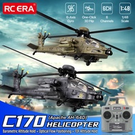 RC ERA C170 RC Helicopter 1:48 Apache Brushless Stunt Armed 6CH RC Helicopter Model Stabilization To