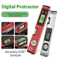 Digital Protractor Angle Finder Portable Electronic Level 0-90° Inclinometer Slope Scale Ruler Bubbl