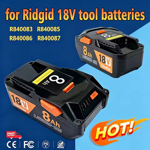 18 V lithium-ion battery for RIDGID AEG General replace battery